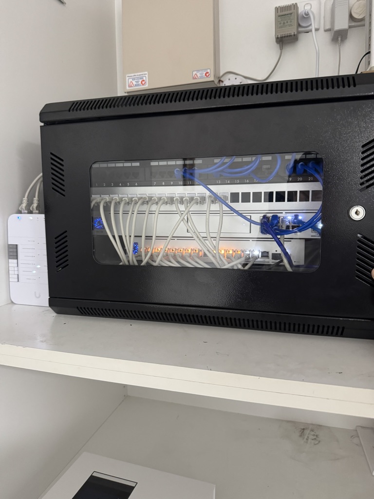 6RU UniFi rack — St Cyril’s Orthodox Theological College