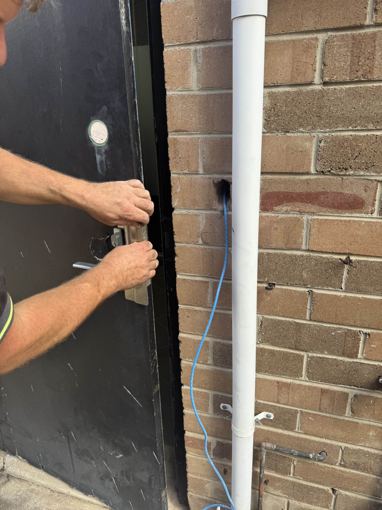 Door hardware and locksmith coordination